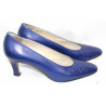 Escarpins femme Minelli cuir bleu Vintage - T - 41