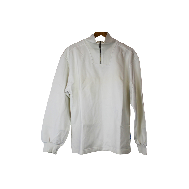 Sweatshirt blanc cassé homme Décathlon Vintage - T - S