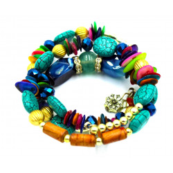 Bracelet spirale coloré...