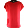 T-shirt rouge femme Camaieu - T - L