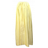 Jupe en soie jaune paille femme Vintage - T - S