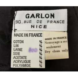 Jupe noire Vintage tailleur Garlon - T.L