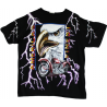 T-shirt American Thunder AOP eagle/ Lightning des années 90 Vintage- T - XL