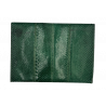Pochette en cuir de python vert Vintage
