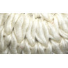 Bonnet de couleur crème en laine fait main
