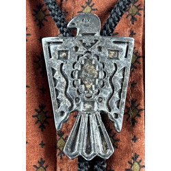 Vintage Metal Bolo Tie (cravate) Eagle Nice Design