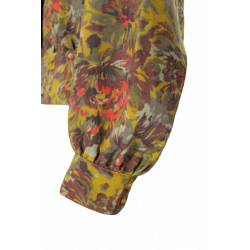 Blouse femme imprimé floral Vintage Koret - T - S
