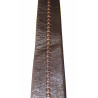 Cravate skinny en cuir véritable Vintage