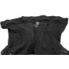 Collant Yves Saint Laurent noir nylon fantaisie fleurs - T - 38