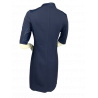 Robe moulante bleu nuit femme Biscote Vintage - T - M