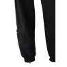 Pantalon Adidas One World Sport 80'S noir velours Survêtement Vintage - T -14 ans