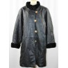 Manteau en cuir GUY LAROCHE Vintage - L