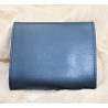 Portemonnaie bleu marine PVC