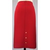 Jupe rouge jersey Vintage - T 40