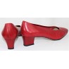 Chaussures rouge vintage Paul de la Grange - 40