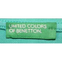 Polo vert Benetton Taille  - S