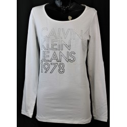 T-shirt blanc Calvin Klein - L