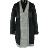 Manteau motif pied de poule Taille -  40