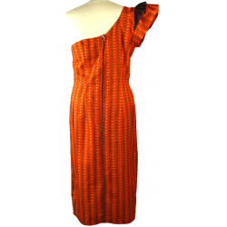 Robe ethnique orange - T 40/42